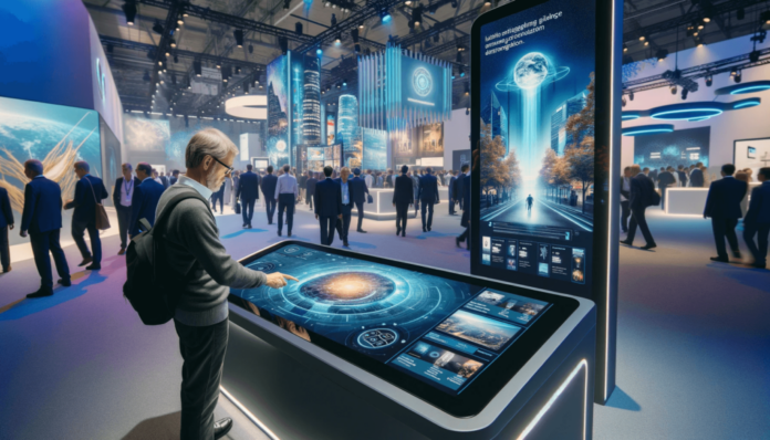 dalle-2023-12-19-13-06-16-a-photo-of-an-interactive-digital-kiosk-in-use-at-an-exhibition-the-kiosk-features-a-large-sleek-touchscreen-interface-with-a-visitor-actively-enga-1024x585
