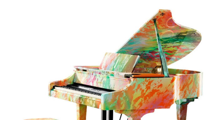 Roland DG and Roland Corporation Collaborate on “Paralym Art” Wrapped Piano to Deliver an Exciting Experience Combining Music and Art